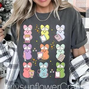 Registered Nurse Easter Shirt, Bunny Nurse Shirt, Nurse Easter Day Tee